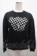 画像1: Candy Stripper / CHECKER BEAR SWEAT 2 ブラック Y-25-04-20-043-PU-TO-SZ-ZY (1)