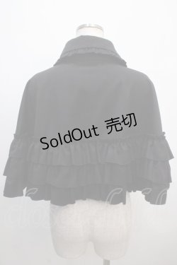画像2: BPN / 3段フリルケープ M 黒 Y-25-04-20-044-GO-JA-SZ-ZY
