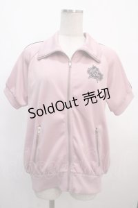 ALGONQUINS / プリント半袖ジャージ  ピンク Y-25-04-20-046-AL-TO-SZ-ZY
