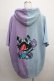 画像2: NieR Clothing / バイカラーパーカー  ラベンダー×サックス Y-25-04-20-049-PU-TO-SZ-ZY (2)