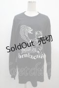 MILKBOY / SNAKE BOY L.S. TEE  ブラック Y-25-04-20-050-MB-TO-SZ-ZY