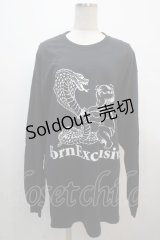 MILKBOY / SNAKE BOY L.S. TEE  ブラック Y-25-04-20-050-MB-TO-SZ-ZY