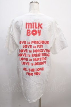 画像2: MILKBOY / LOVE GIVING Tシャツ L ホワイト Y-25-04-20-052-MB-TO-SZ-ZY