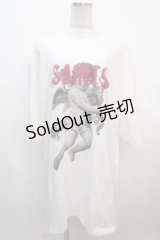 MILKBOY / SAINTS TEE  ホワイト Y-25-04-20-053-MB-TS-SZ-ZY