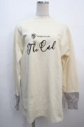 MILKBOY / THE END ロングスリーブ TEE  アイボリー Y-25-04-20-054-MB-TS-SZ-ZY
