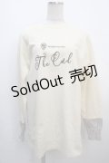 MILKBOY / THE END ロングスリーブ TEE  アイボリー Y-25-04-20-054-MB-TS-SZ-ZY
