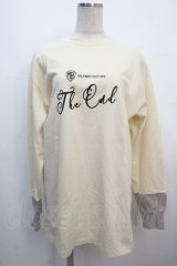MILKBOY / THE END ロングスリーブ TEE  アイボリー Y-25-04-20-054-MB-TS-SZ-ZY