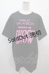 MILKBOY / SHOCK SHOW TEE L ブラック Y-25-04-20-055-MB-TO-SZ-ZY