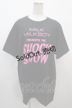 画像1: MILKBOY / SHOCK SHOW TEE L ブラック Y-25-04-20-055-MB-TO-SZ-ZY