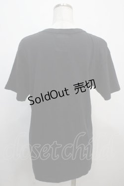画像2: yaponskii / よだれベアTシャツ 2 ブラック Y-25-04-20-056-PU-TO-SZ-ZY