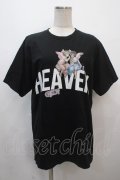 MILKBOY / HEAVEN Tシャツ L ブラック Y-25-04-20-058-MB-TO-SZ-ZY