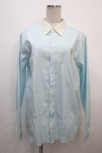 Franche Lippee / うさぎ刺繍シャツ L サックス Y-25-04-20-061-LO-BL-SZ-ZY