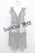 axes femme / フェミニンレースジレ M 紺 Y-25-04-20-065-AX-TO-SZ-ZI