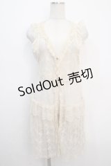axes femme / フェミニンレースジレ M 生成り Y-25-04-20-066-AX-TO-SZ-ZY
