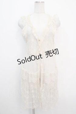 画像1: axes femme / フェミニンレースジレ M 生成り Y-25-04-20-066-AX-TO-SZ-ZY