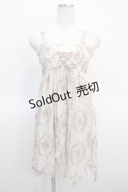 画像1: axes femme / 花柄2Wayスカート M 生成り Y-25-04-21-051-AX-SK-SZ-ZY