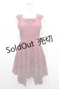 axes femme POETIQUE / オディールビスチェミニワンピース  ワイン Y-25-04-21-055-AX-OP-SZ-ZY