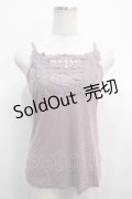 axes femme / ドライフラワービジューキャミソール  ラベンダー Y-25-04-21-007-AX-TO-SZ-ZY