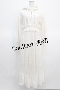 axes femme POETIQUE / フードパーカードッキングワンピース M 生成り Y-25-04-21-065-AX-OP-SZ-ZY