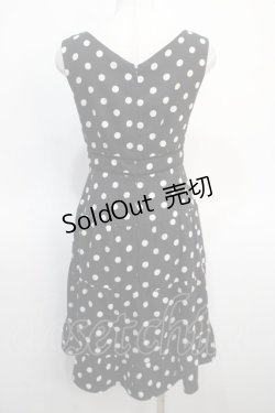 画像2: MILK / ドット柄ワンピース  ブラック Y-25-04-21-074-ML-OP-SZ-ZY
