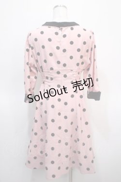 画像2: MILK /ドットワンピース  ピンク Y-25-04-21-076-ML-AC-SZ-ZY