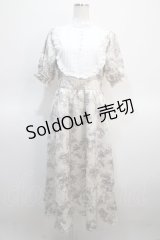 m petit by misako / トワルドジュイワンピース  白 Y-25-04-21-077-LO-OP-SZ-ZY