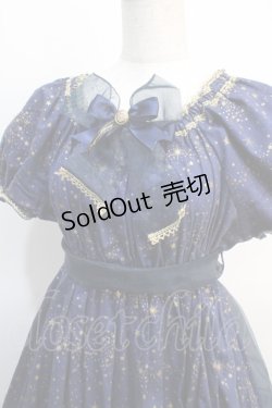 画像3: Physical Drop / 星空シャーリングワンピース  ネイビー Y-25-04-21-081-LO-OP-SZ-ZY