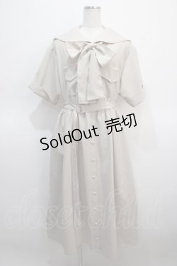 画像1: Physical Drop / セーラーワンピース  ベージュ Y-25-04-21-084-LO-OP-SZ-ZY