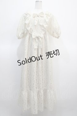 画像1: Physical Drop / レースロングワンピース  生成り Y-25-04-21-085-LO-OP-SZ-ZY