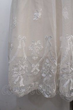 画像3: axes femme POETIQUE / リボンブーケレーススカート M 生成り Y-25-04-21-095-AX-SK-SZ-ZY