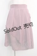 axes femme POETIQUE / レターポケットタックスカート M ピンク Y-25-04-21-099-AX-SK-SZ-ZT173