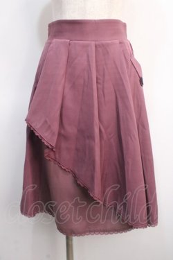画像1: axes femme POETIQUE / レターポケットタックスカート M ピンク Y-25-04-21-099-AX-SK-SZ-ZY