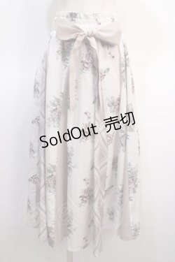 画像1: axes femme / パッチワークミディスカート F ピンク Y-25-04-21-103-AX-SK-SZ-ZI