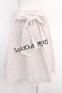 画像2: axes femme POETIQUE / チューリップブーケ刺繍スカート  ピンク Y-25-04-21-105-AX-SK-SZ-ZT502