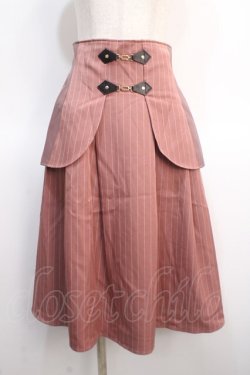 画像1: axes femme POETIQUE / コルセット風デザインスカート  ピンク Y-25-04-21-106-AX-SK-SZ-ZY