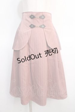 画像1: axes femme POETIQUE / コルセット風デザインスカート  ピンク Y-25-04-21-106-AX-SK-SZ-ZI