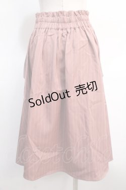 画像2: axes femme POETIQUE / コルセット風デザインスカート  ピンク Y-25-04-21-106-AX-SK-SZ-ZI