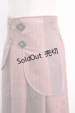画像3: axes femme POETIQUE / コルセット風デザインスカート  ピンク Y-25-04-21-106-AX-SK-SZ-ZI