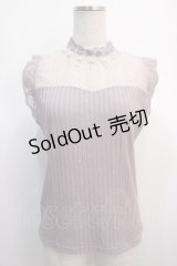 axes femme / パール付きタンクトップ  ピンク Y-25-04-21-013-AX-TO-SZ-ZY