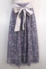 画像1: 【SALE】axes femme / 花柄ミディスカート  ラベンダー Y-25-04-21-115-AX-SK-SZ-ZT502 (1)