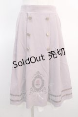 axes femme / ローズカメオ風刺繍スカート F ピンク Y-25-04-21-116-AX-SK-SZ-ZY