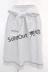 axes femme POETIQUE / チューリップブーケ刺繍スカート  紺 Y-25-04-21-119-AX-SK-SZ-ZY