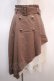 画像1: axes femme POETIQUE / レースアシメトレンチスカート M 茶 Y-25-04-21-121-AX-SK-SZ-ZY (1)