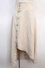 axes femme POETIQUE / 袖デザインラップ風スカート M ベージュ Y-25-04-21-124-AX-SK-SZ-ZY