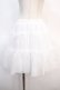 画像1: axes femme kawaii / ボリュームオーガンジーパニエ  白 Y-25-04-21-128-AX-SK-SZ-ZY (1)