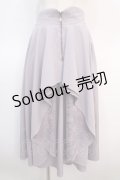 axes femme / ジップフリルスカート  ラベンダー Y-25-04-21-130-AX-SK-SZ-ZY