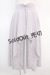 axes femme / ジップフリルスカート  ラベンダー Y-25-04-21-130-AX-SK-SZ-ZY