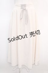 axes femme POETIQUE / リボン花柄バックフリルスカート  キナリ Y-25-04-21-131-AX-SK-SZ-ZY