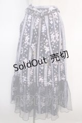 axes femme / ブルーミングサクラスカート  紺 Y-25-04-21-132-AX-SK-SZ-ZY