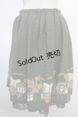 画像2: axes femme / プレゼントBOX柄ミドルスカート M グリーン Y-25-04-21-147-AX-SK-SZ-ZY